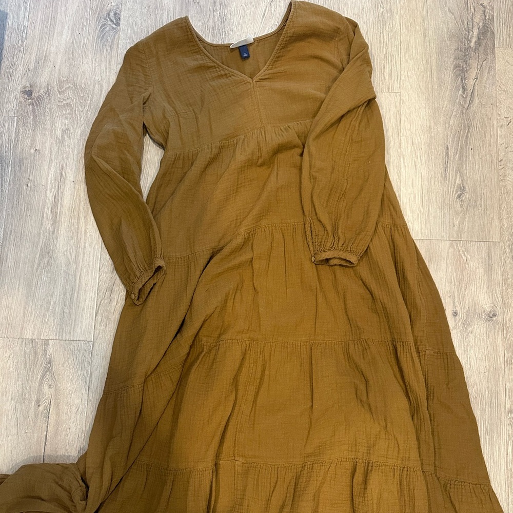 Universal Thread Long Sleeve Brown Dress